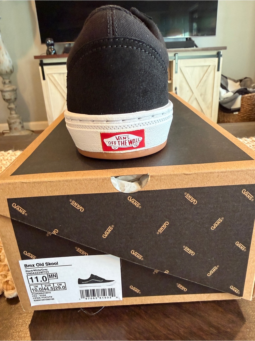 Vans BMX Old Skool Men’s Black and Gray Low-Top Skate Sneakers - Picture 9 of 10